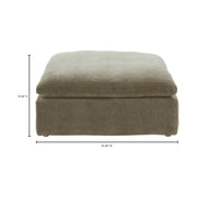 Moe’s Home Collection ClayDesert Sage Ottoman