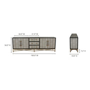 Moe's Home Collection Mako Large Shagreen Sideboard