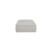 Moe’s Home Collection Lino Textured Oat Modular Ottoman