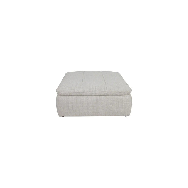 Moe’s Home Collection Lino Textured Oat Modular Ottoman