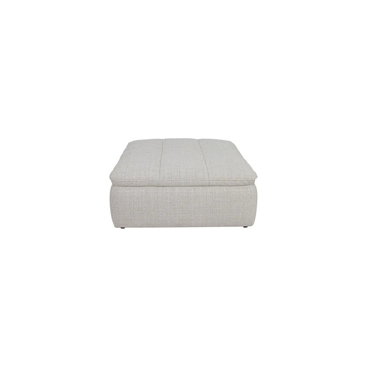 Moe’s Home Collection Lino Textured Oat Modular Ottoman