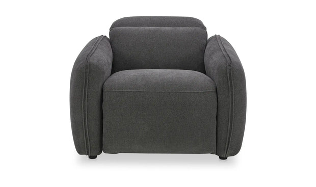 Moe's Home Collection Eli Dusk Grey Power Recliner Chair