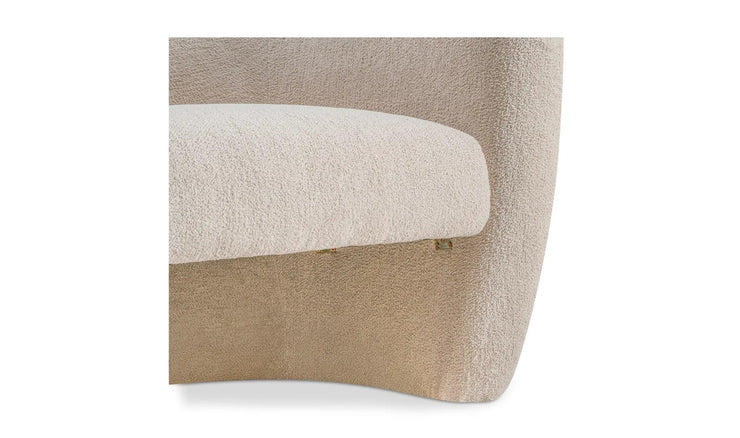 Moe's Home Collection Domino Beige Accent Chair