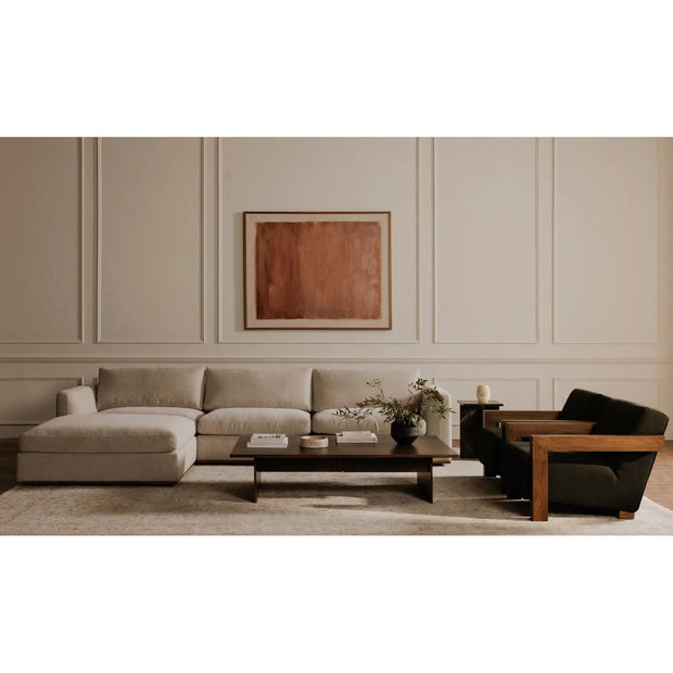 Moe’s Home Rue Flecked Grey Ottoman