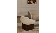 Moe's Home Collection Otto Flecked Cream Accent Chair