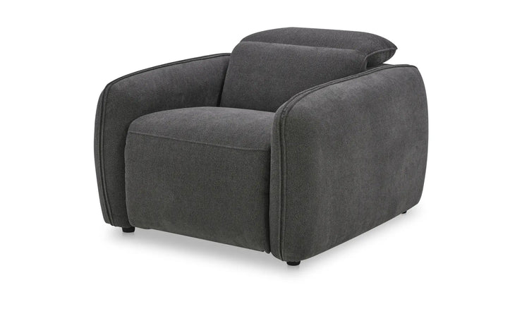 Moe's Home Collection Eli Dusk Grey Power Recliner Chair
