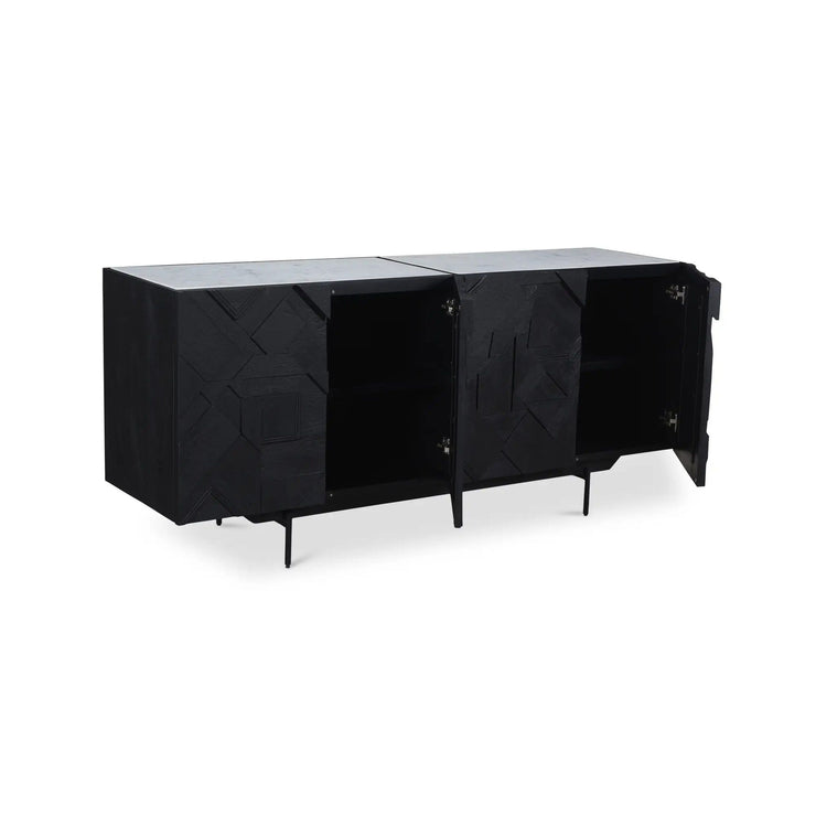 Moe's Home Collection Kattan Black Sideboard