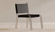 Moe's Home Collection Petra Black Leather Accent Chair
