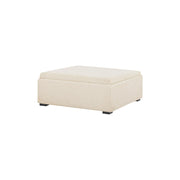 Moe’s Home Collection Montana Flecked Oat Storage Ottoman