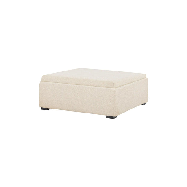 Moe’s Home Collection Montana Flecked Oat Storage Ottoman
