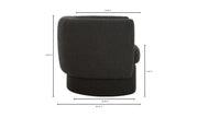 Moe's Home Collection Koba Black Chair
