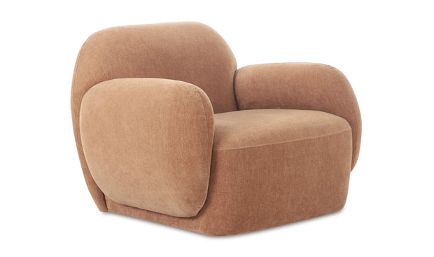Moe's Home Collection Hazel Copper Velvet Lounge Chair
