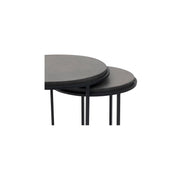 Moe's Home Collection Roost Black Nesting Tables ~ Set Of 2