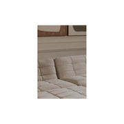 Moe’s Home Collection Lino Textured Oat Modular Ottoman