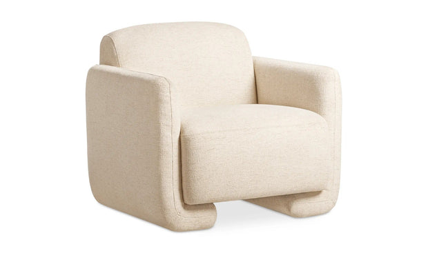 Moe's Home Collection Fallon Flecked Ivory Accent Chair