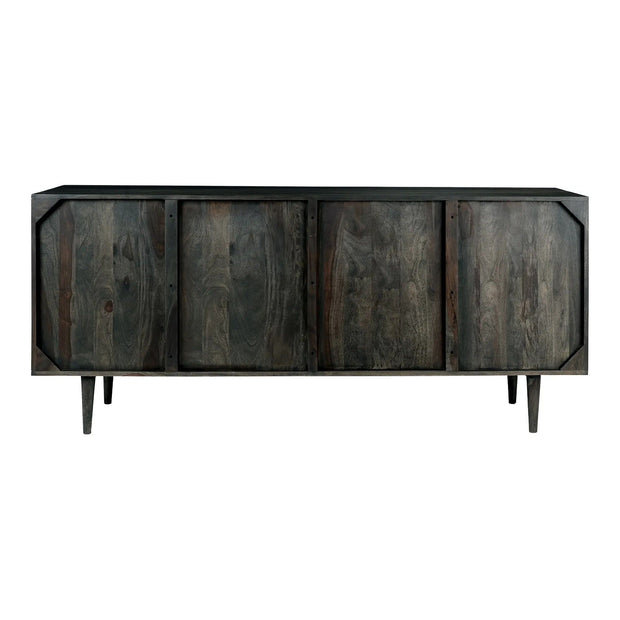 Moe's Home Collection Pablo 4 Door Black Sideboard Black
