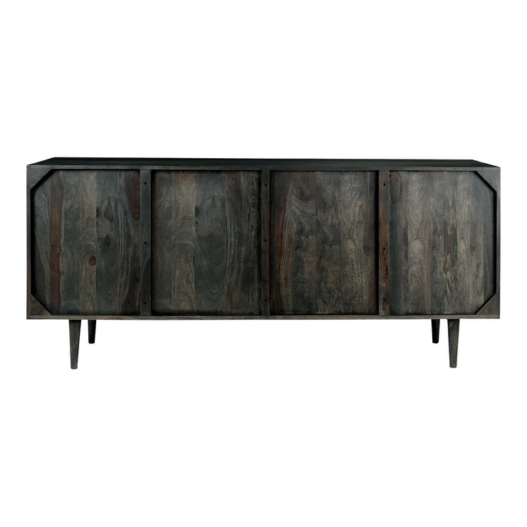Moe's Home Collection Pablo 4 Door Black Sideboard Black