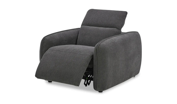 Moe's Home Collection Eli Dusk Grey Power Recliner Chair