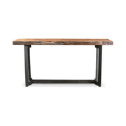 Moe’s Home Collection Bent Acacia Wood Live Edge Console Table With Iron Frame