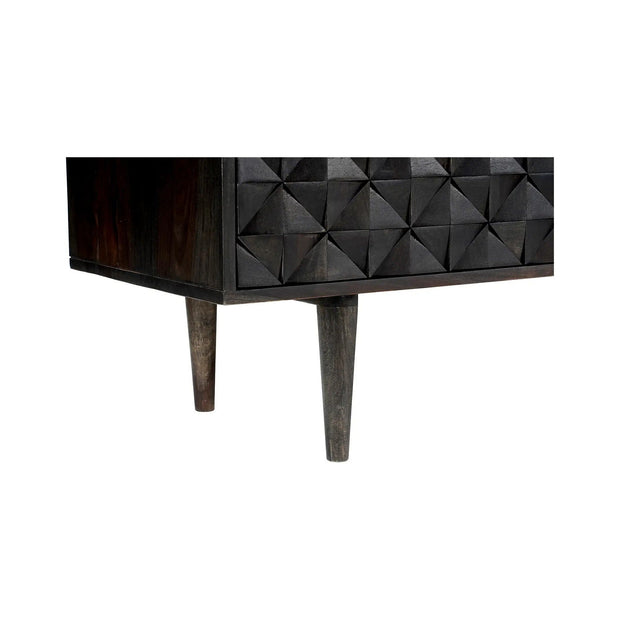 Moe's Home Collection Pablo 4 Door Black Sideboard Black