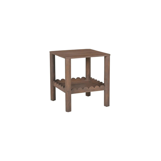 Moe's Home Collection Wiley Vintage Brown Side Table