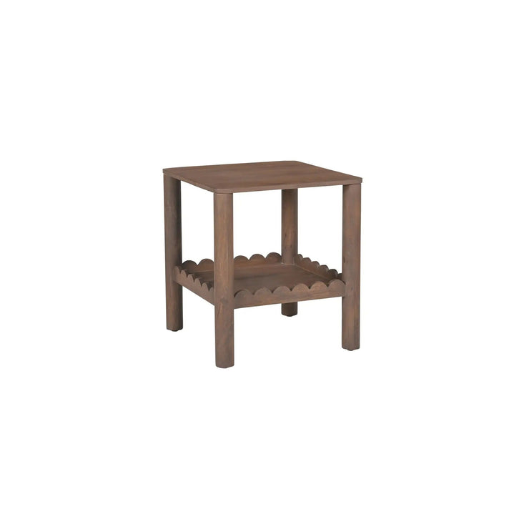 Moe's Home Collection Wiley Vintage Brown Side Table