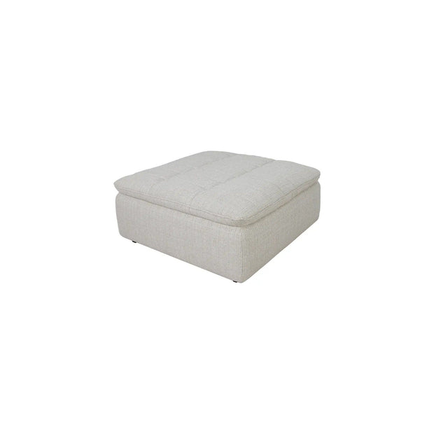 Moe’s Home Collection Lino Textured Oat Modular Ottoman