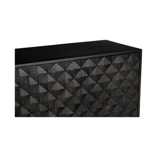 Moe's Home Collection Pablo 4 Door Black Sideboard Black