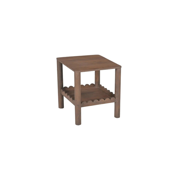 Moe's Home Collection Wiley Vintage Brown Side Table
