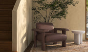 Moe's Home Collection Marcello Dark Brown Lounge Chair