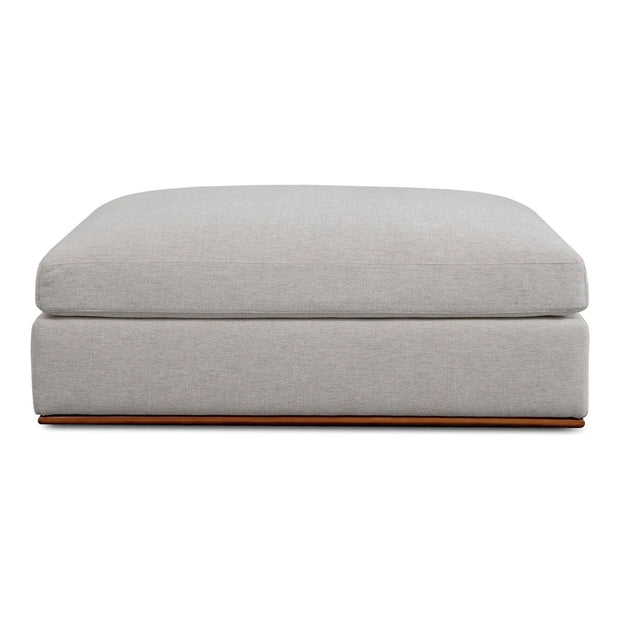Moe’s Home Rue Flecked Grey Ottoman