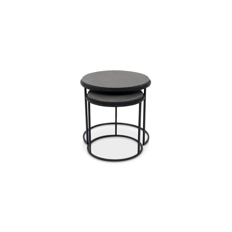 Moe's Home Collection Roost Black Nesting Tables ~ Set Of 2
