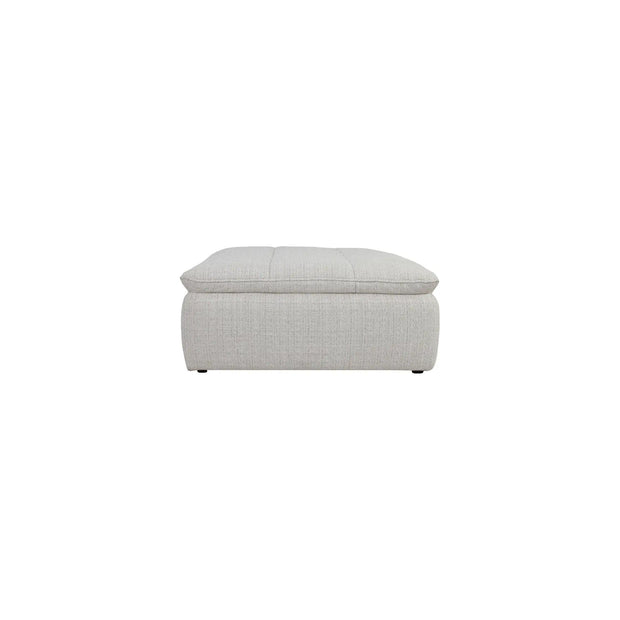 Moe’s Home Collection Lino Textured Oat Modular Ottoman