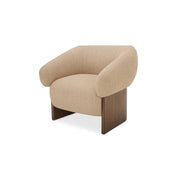 Moe's Home Collection Otto Flecked Tan Boucle Accent Chair