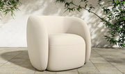 Moe's Home Collection Rae Cream Outdoor Accent Chair