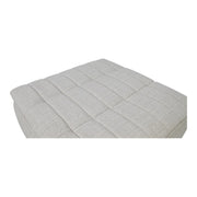 Moe’s Home Collection Lino Textured Oat Modular Ottoman