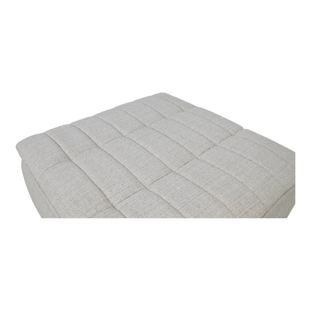 Moe’s Home Collection Lino Textured Oat Modular Ottoman