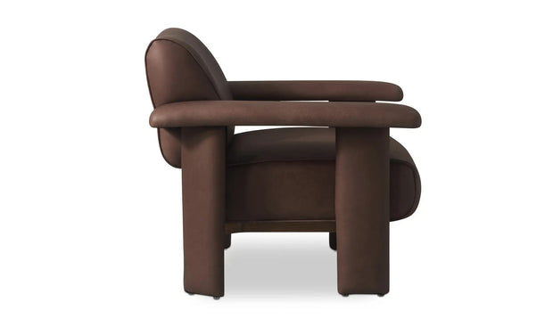 Moe's Home Collection Marcello Dark Brown Lounge Chair