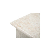 Moe's Home Collection Forum Side Cream Marble Side Table