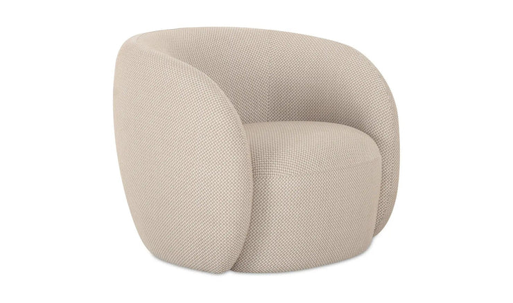 Moe's Home Collection Rae Outdoor Beige Check Accent Chair