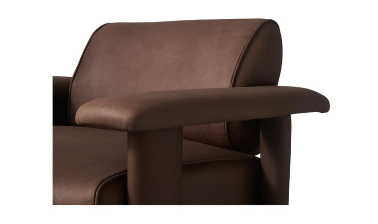 Moe's Home Collection Marcello Dark Brown Lounge Chair