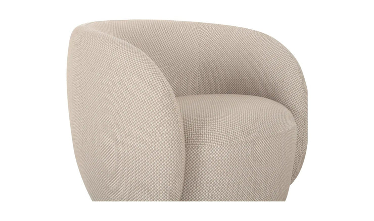 Moe's Home Collection Rae Outdoor Beige Check Accent Chair