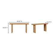 Moe's Home Collection Monterey Rustic Blonde Console Table