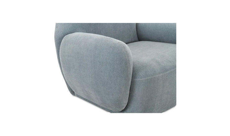 Moe's Home Collection Hazel Light Blue Lounge Chair