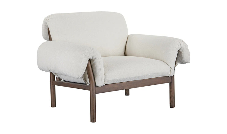 Moe's Home Collection Cardero Ivory Lounge Chair
