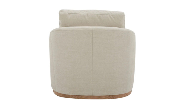 Moe's Home Collection Linden Soft Beige Swivel Chair