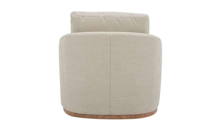 Moe's Home Collection Linden Soft Beige Swivel Chair