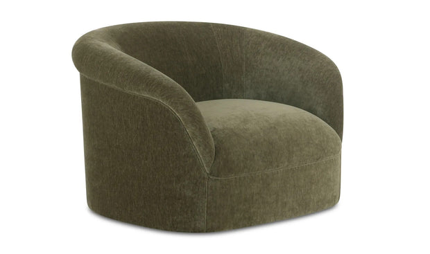 Moe's Home Collection Thora Dark Green Lounge Chair