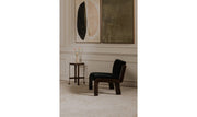 Moe's Home Collection Edie Black Faux Mohair Accent Chair