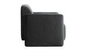 Moe's Home Collection Fallon Shadow Grey Accent Chair